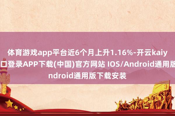 体育游戏app平台近6个月上升1.16%-开云kaiyun登录入口登录APP下载(中国)官方网站 IOS/Android通用版下载安装