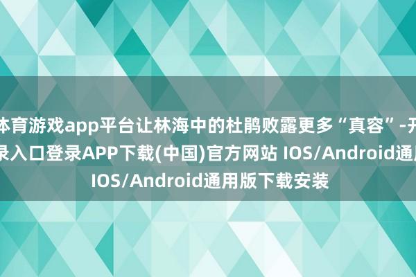 体育游戏app平台让林海中的杜鹃败露更多“真容”-开云kaiyun登录入口登录APP下载(中国)官方网站 IOS/Android通用版下载安装